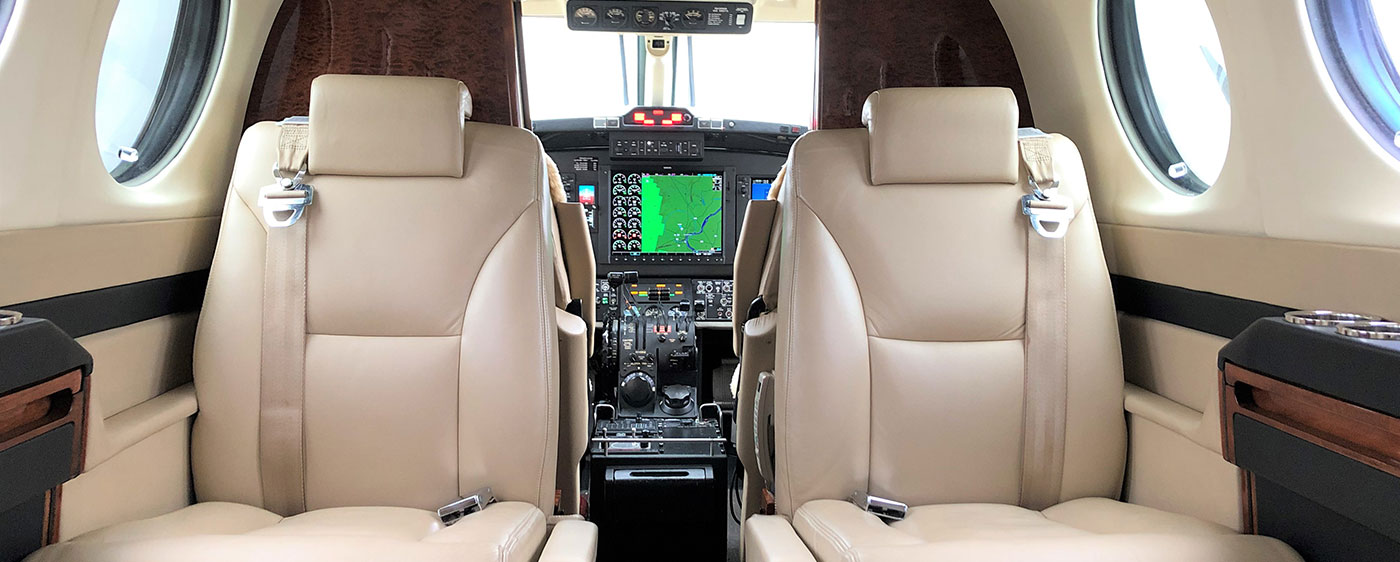 Aircraft Interior cabin two seats