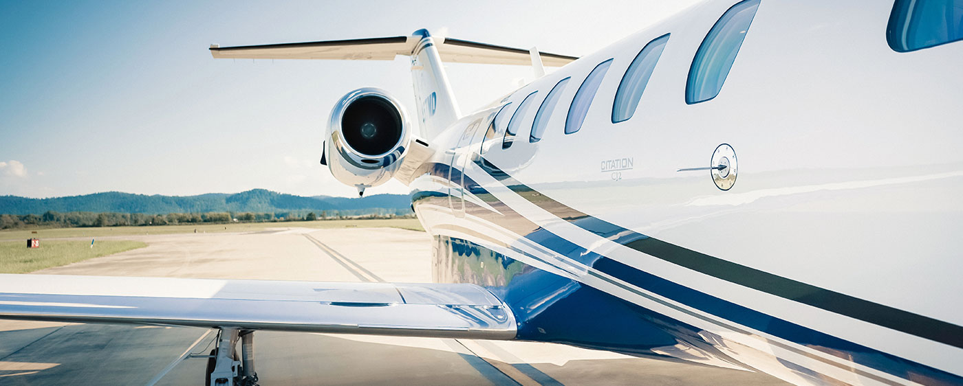 White and Blue Jet Aircraft